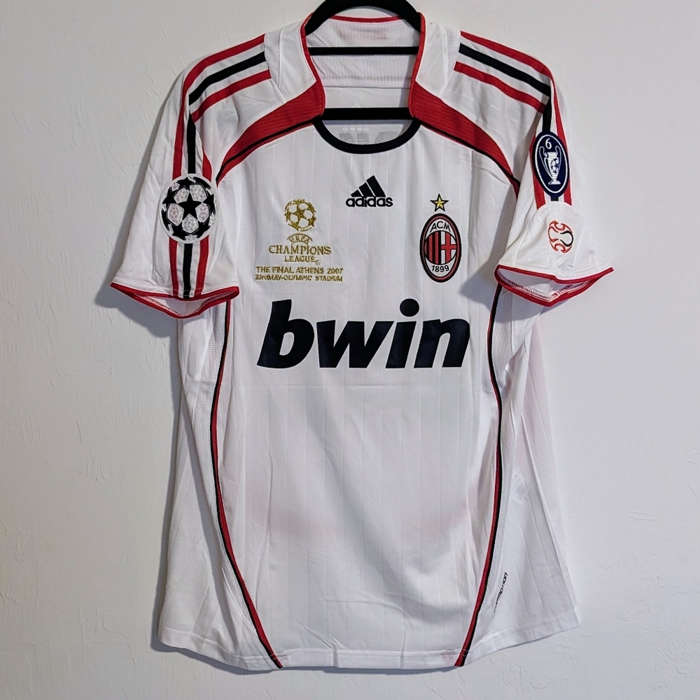 AC Milan Retro Jersey 2007 Champions League Final Kaka